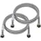 Certified Appliance Accessories 2 Pk Braided Stainless Steel Washing Machine Hoses, 4Ft WM48SS2PK - alternate 2